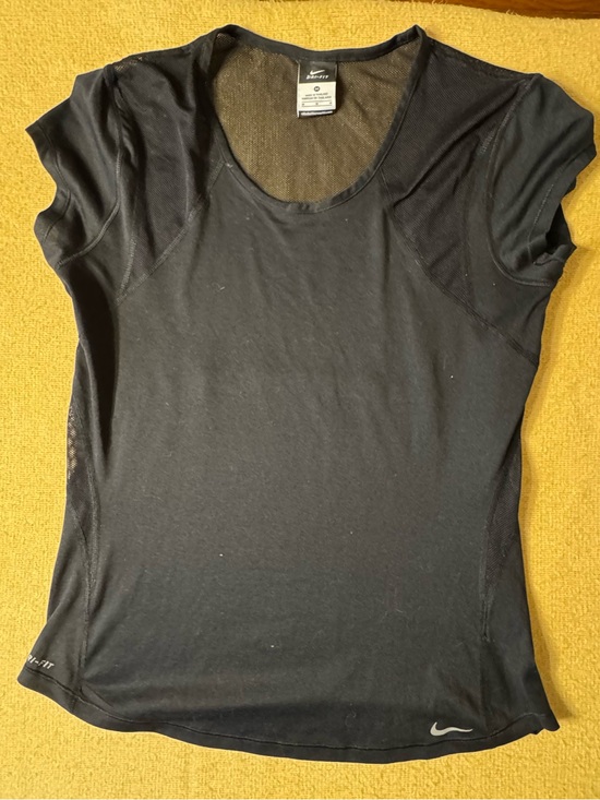 Nike Tops - Nike Black Short Sleeve Dri-FIT Mesh Athletic Tee